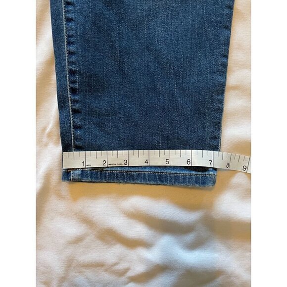 Chicos The Platinum Jegging Size 4 /US Sz XXL 22 Distressed Denim Jeans Stretchy - Picture 11 of 12